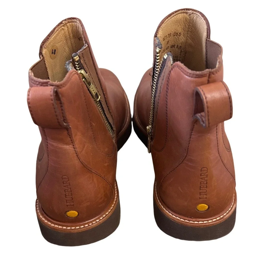 Samuel Hubbard Men's 24 Seven Chelsea Boots in Whiskey US 9 Full Grain Leather